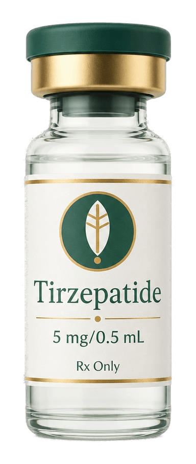The Wellness Solution compounded tirzepatide vial